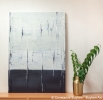 Atmosphären : Schauer 2020, Acryl auf Holz, 100x70 cm.