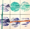 Galaxien : M97 (...), Acryl auf Papier, DIN-A2.