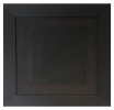 Polychrom : schwarz (II) 2020, Acryl auf Leinwand, 40x40 cm.