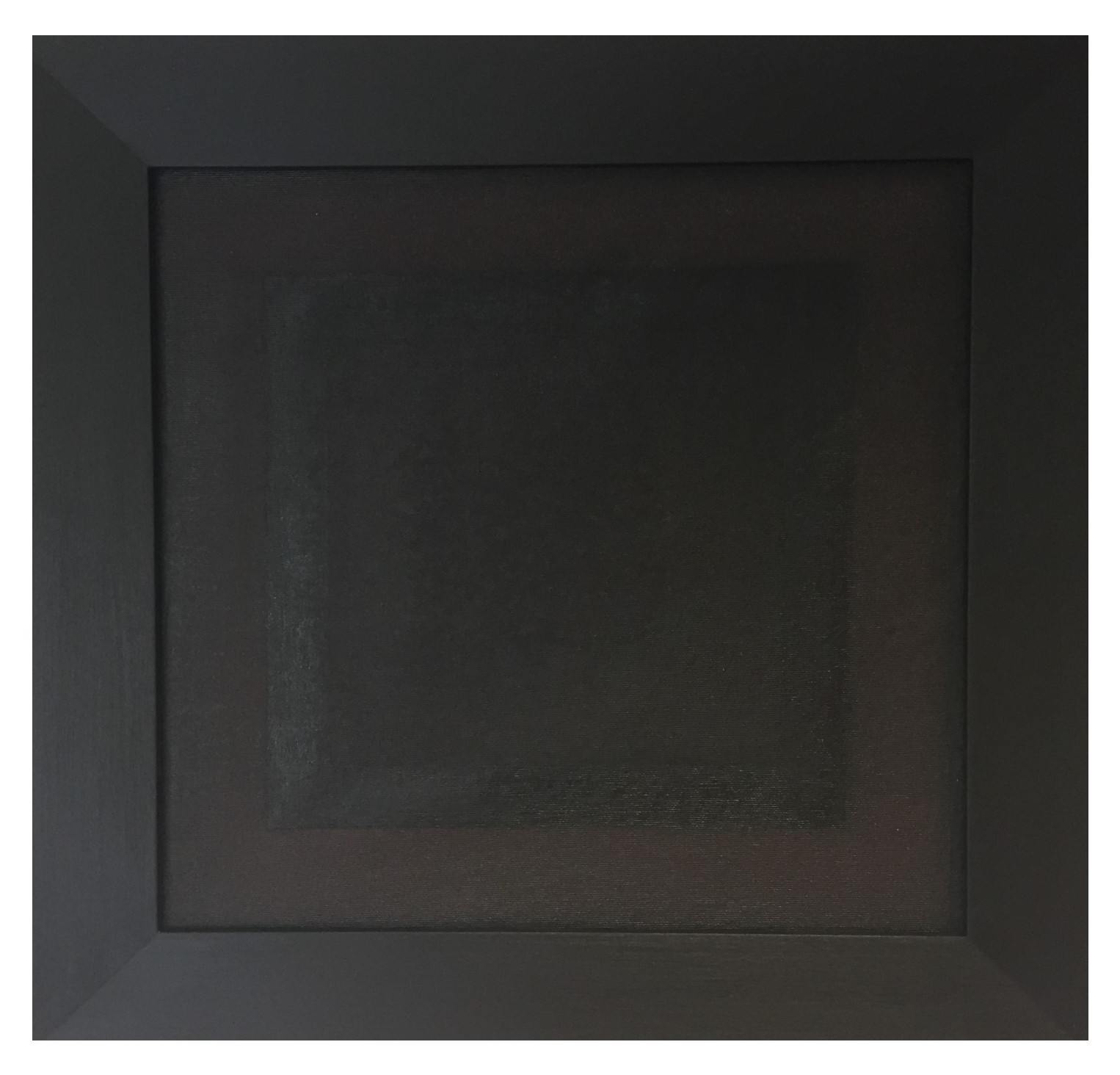 Polychrom : schwarz (II) 2020, Acryl auf Leinwand, 40x40 cm.