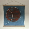 Atmosphären: Dämmerung (II)2020, Acryl und lose Farbpigmente auf Leinwand, 60x60 cm.