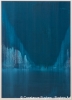 Tiefsee : Leuchten 2020, Acryl und lose Farbpigmente auf Karton, 70x50 cm.