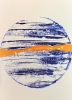 Galaxien : M97.o.I 2020, Acryl auf Papier, DIN-A2.