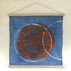 Atmosphären: Dämmerung (I) 2020, Acryl und lose Farbpigmente auf Leinwand, 60x60 cm.
