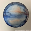 Galaxien: 165 K 2021, Aquarell auf Papier, 24x32 cm.