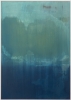 Arktis : Eisregen 2020, Acryl und lose Farbpigmente auf Karton, 70x50 cm.
