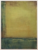 Atmosphären : Herbstlicht 2020, lose Farbpigmente auf Karton, 80x60 cm.